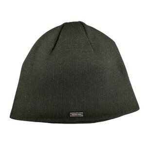 Michal Kors Black Knit Logo Beenie | Unisex | One Size